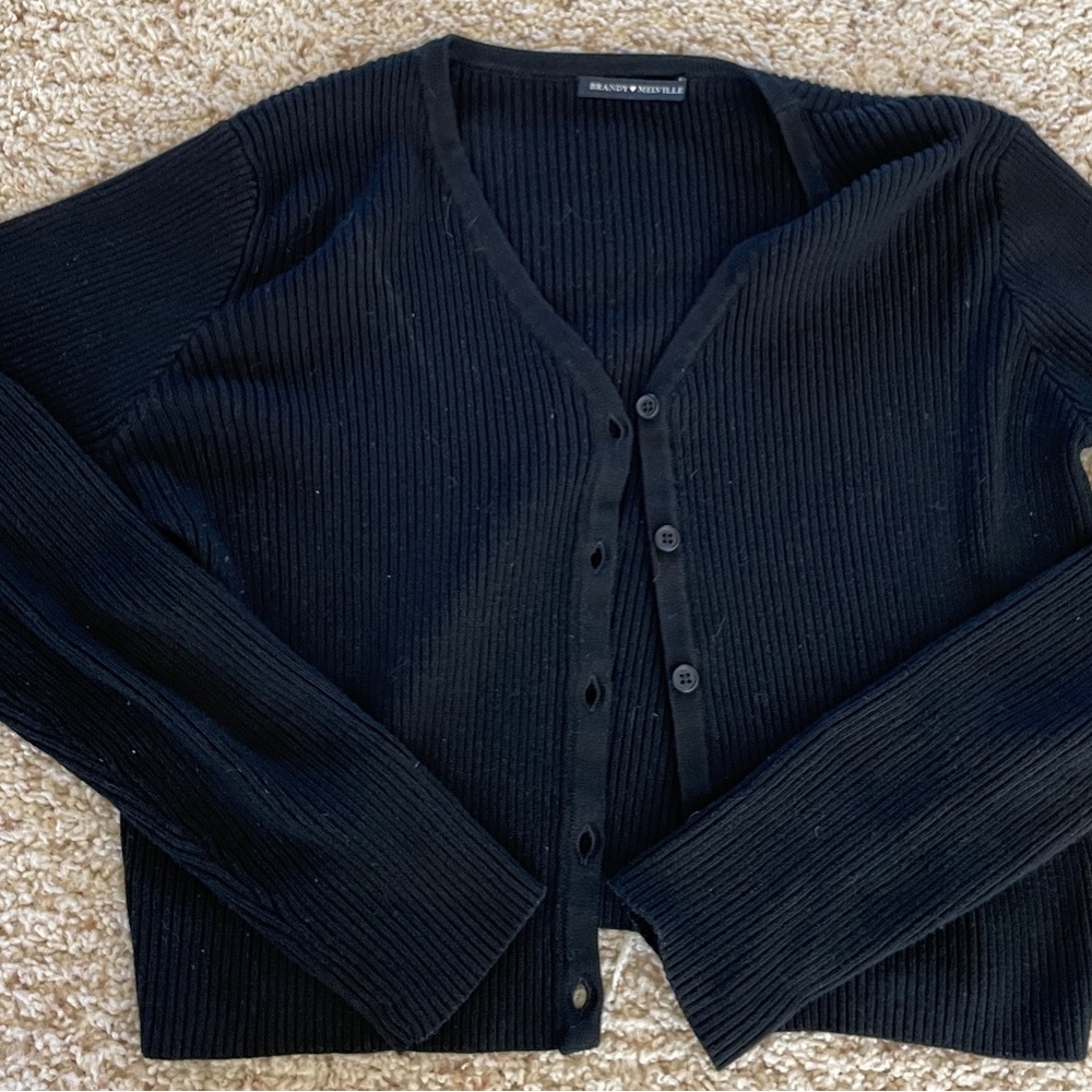 Brandy Melville Black cardigan top